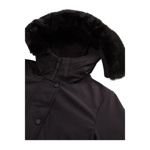Woolrich Parka Parka Donna Firth con pelliccia Nero A24 - WOOLRICHCFWWOU1017FRUT3496 - 100 - XS - Francavilla Moda